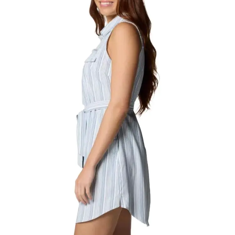 Columbia PFG Sun Drifter Sleeveless Dress Women's Carbon Stripes-2