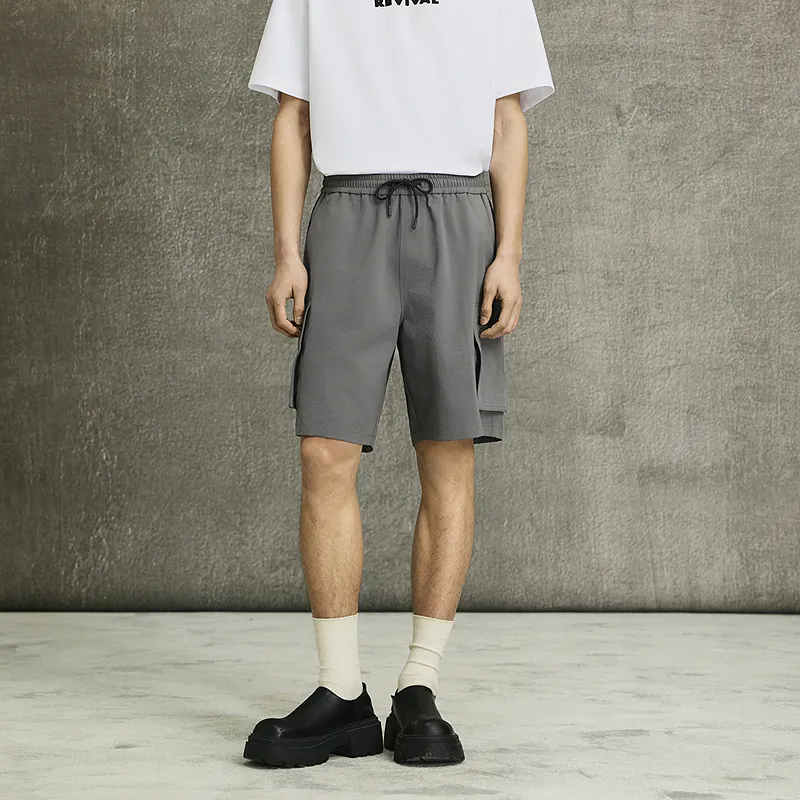 GXG Casual Shorts Men's Gray Green-2