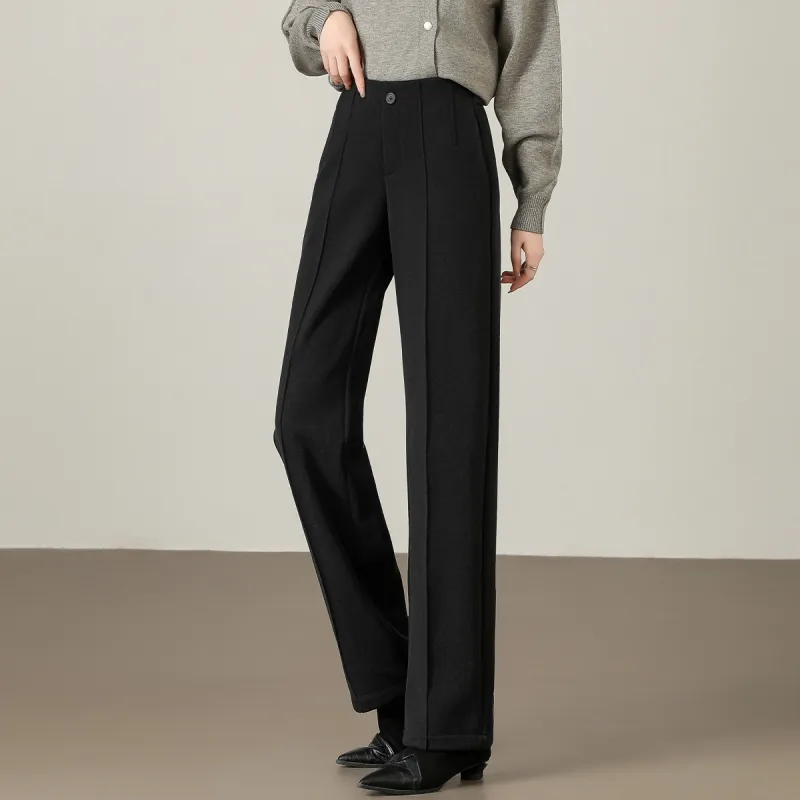 Mylan Spring Fall Casual Pants Loose Fit Women's Black Collection Brand Get Activity Alerts In Real Time-3