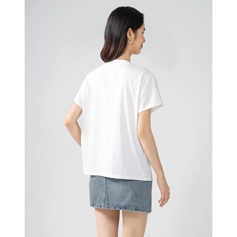 Love Elaine T Shirt Women's White-6