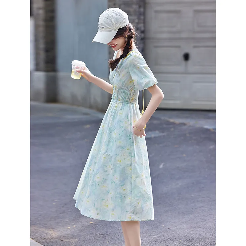 A Paradise For Awakening Short Sleeved Dress Women's-5