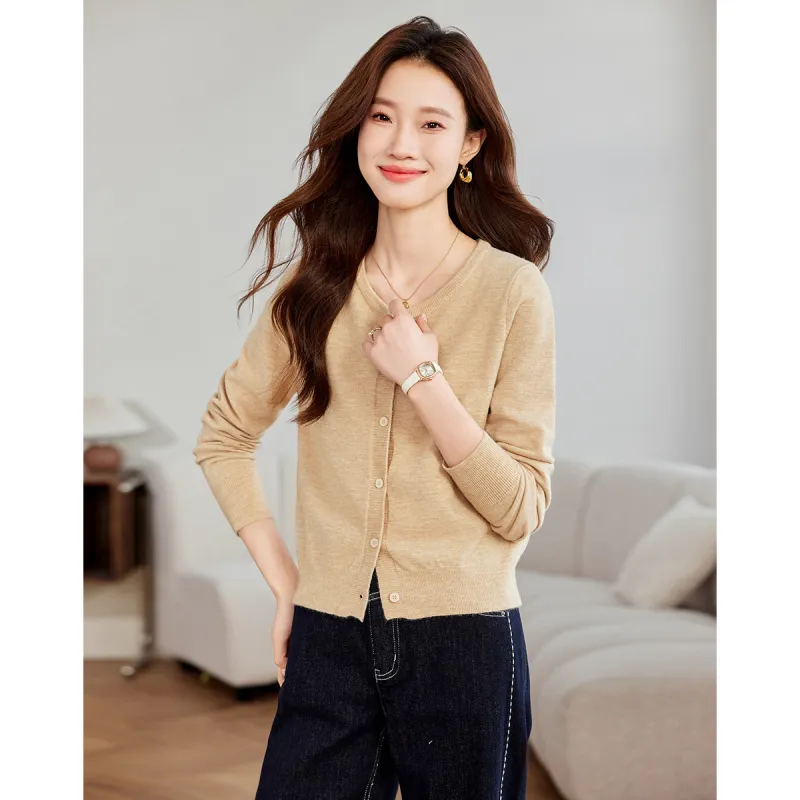 Love Elaine Knitwear Women's Khaki-1