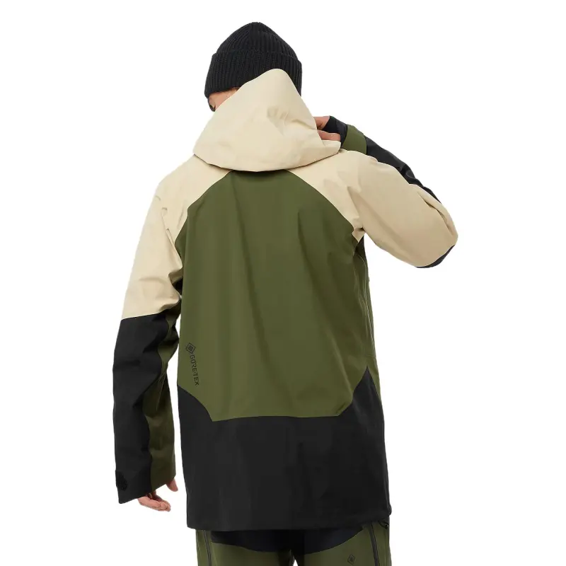 SALOMON MOON PATROLGore-Te Jackets Coats Men's White Green Black-3