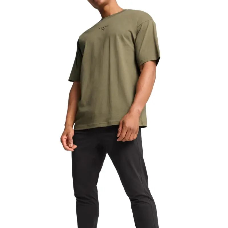 PUMA x HYROX Oversized Tee T Shirt Men's Green-4