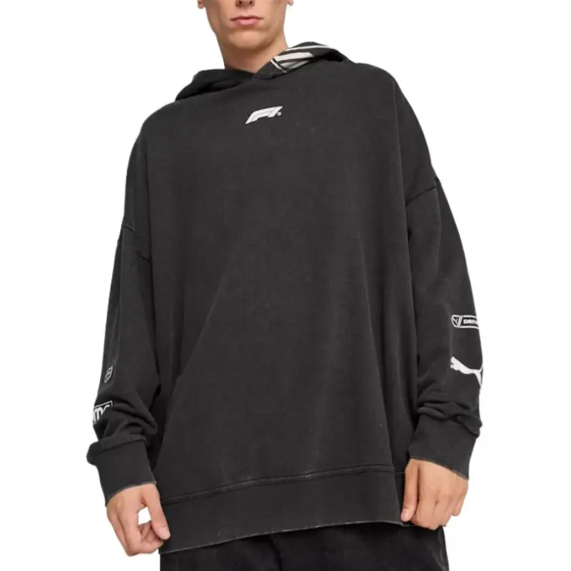 PUMA Hoodie Sweatshirt Men's Black-2
