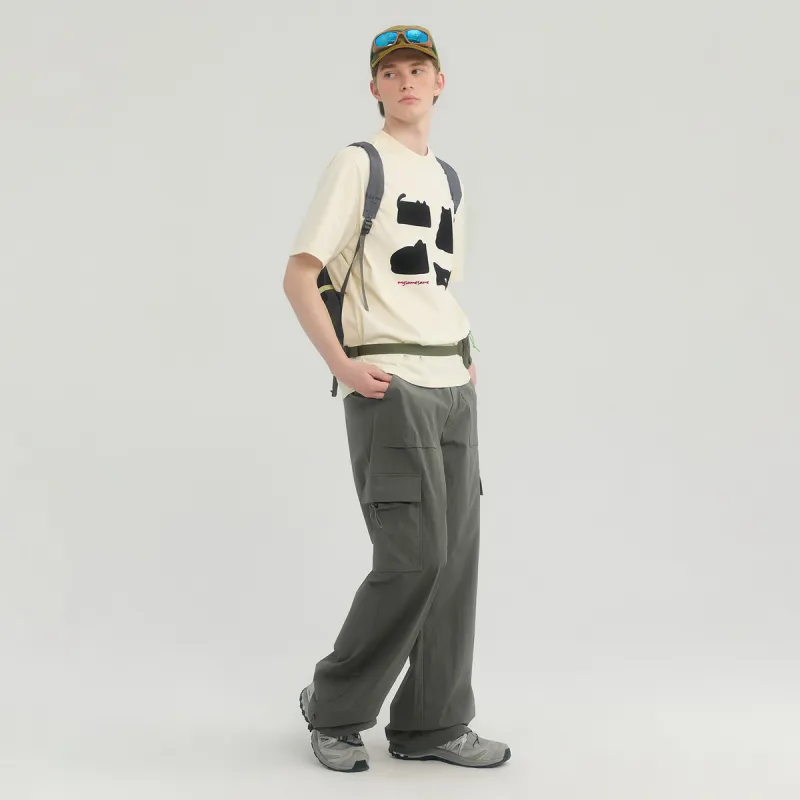 MYSAMESAME Cargo Pants Unisex Army Green-4