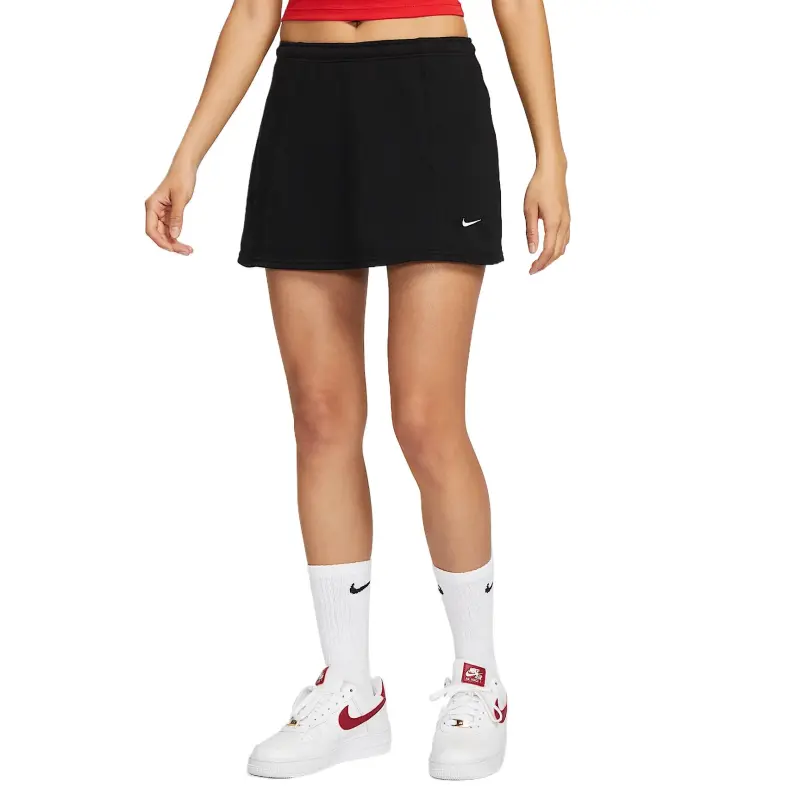 Nike SportswearSwoosh Casual Short Skirts Women's Black-2