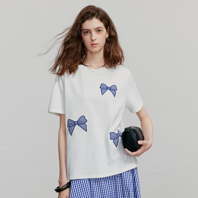 Initial Language T Shirt Women's-14