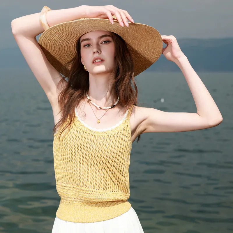 3COLOUR Knitwear Women's Light Yellow-2