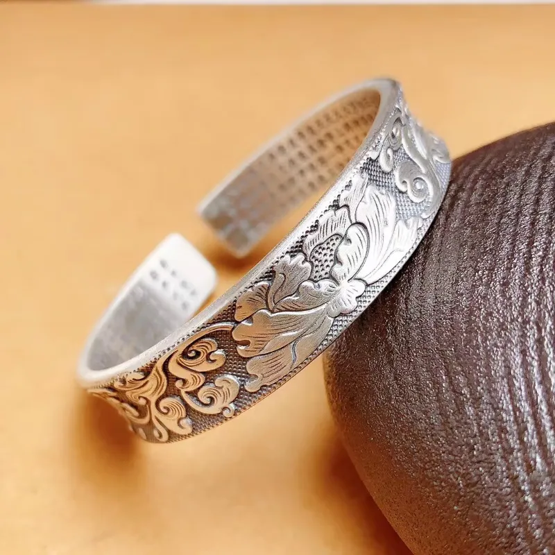 FUYUFU 999 Fine Silver Bangles Women's-1