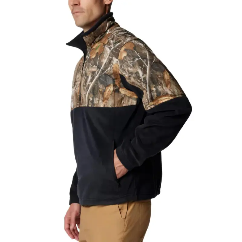 Columbia ™ Fleece Overlay II Sweatshirt Men's Black-2