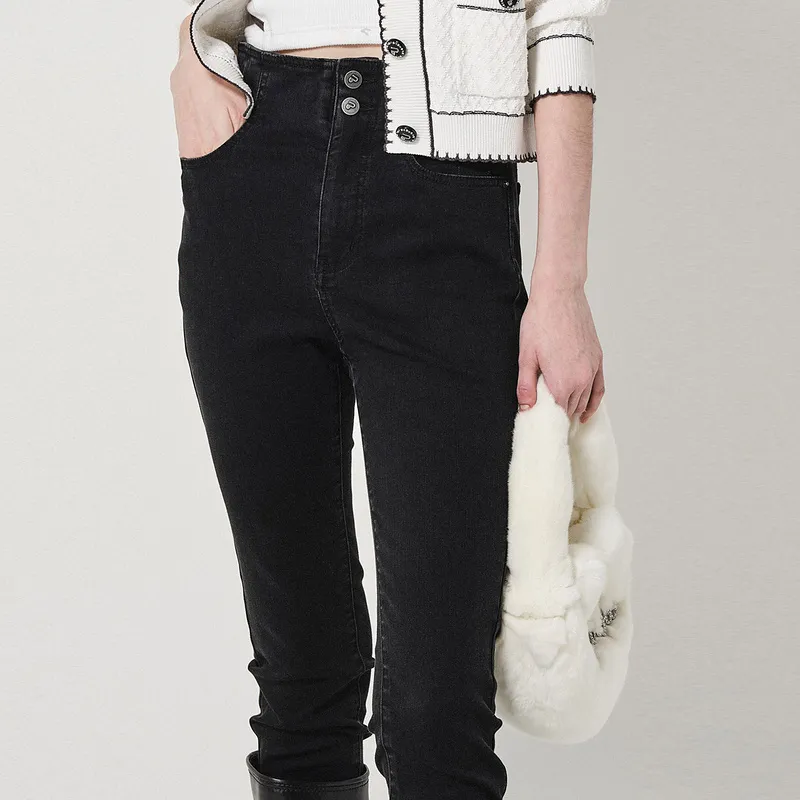 D'zzit Jeans Women's Black-4