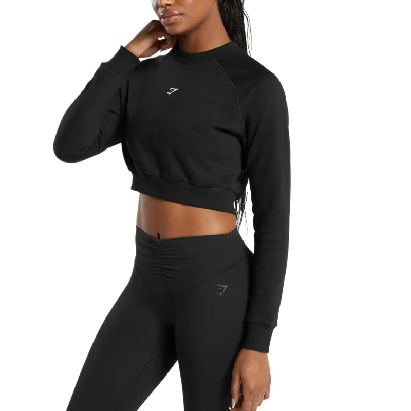 GYMSHARK Sweatshirt Women's Black-2