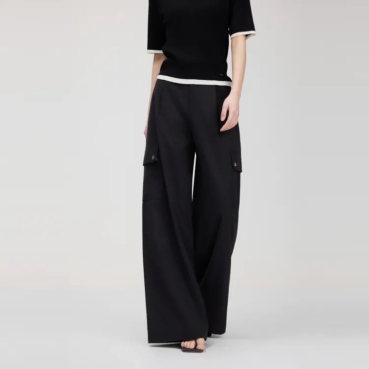 ELLE Casual Pants Women's Black-2