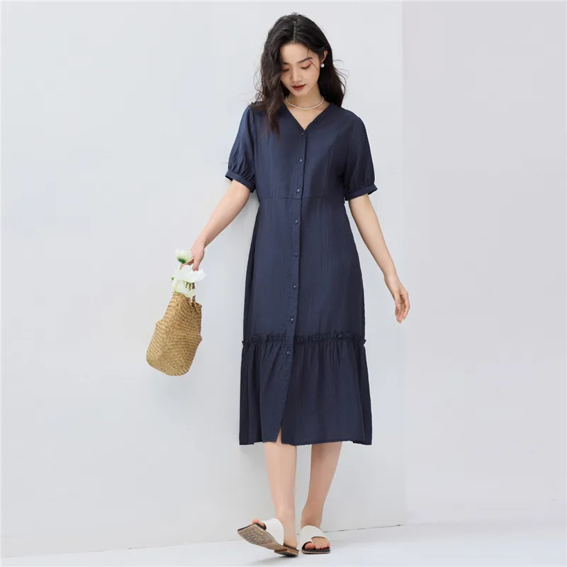 UNIQLO Short Sleeved Dresses Women's-19