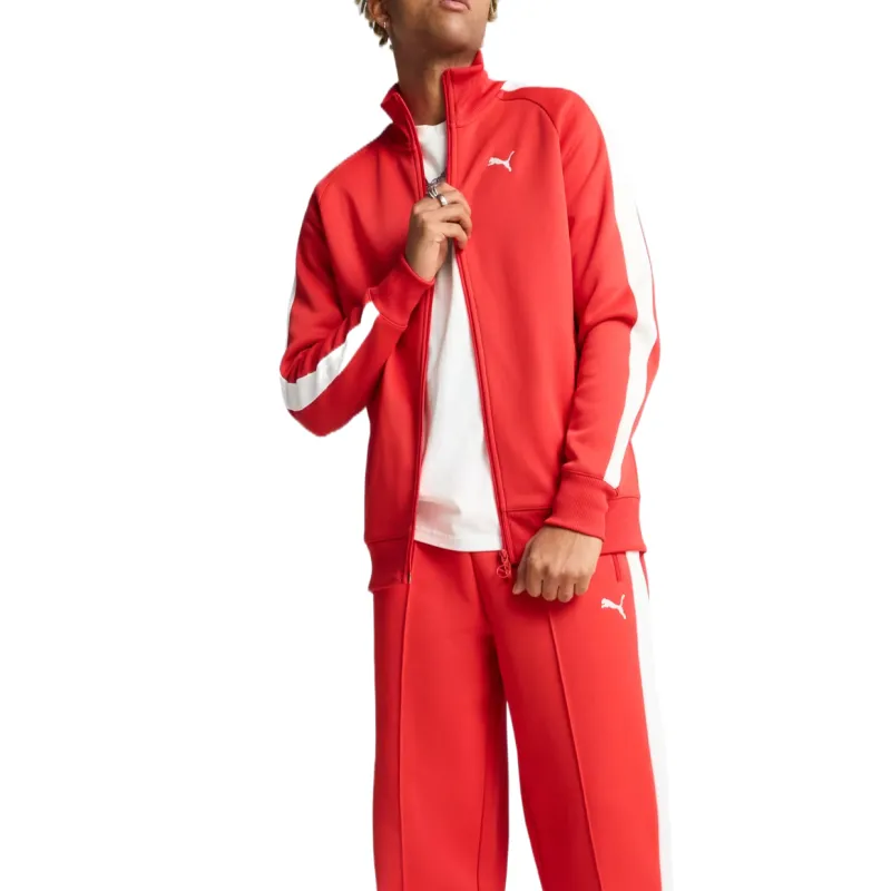 PUMA T7 Jackets Men Red-4