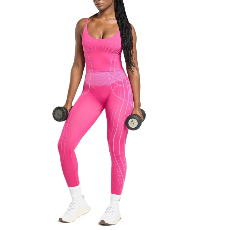 GYMSHARK Sport Vests Women's Pink-3