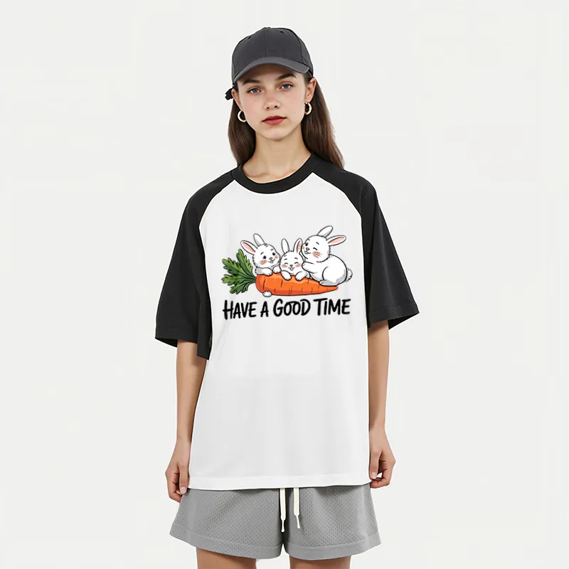 FAIRWHALE Drop Shoulder Sleeve T Shirt Women's-6
