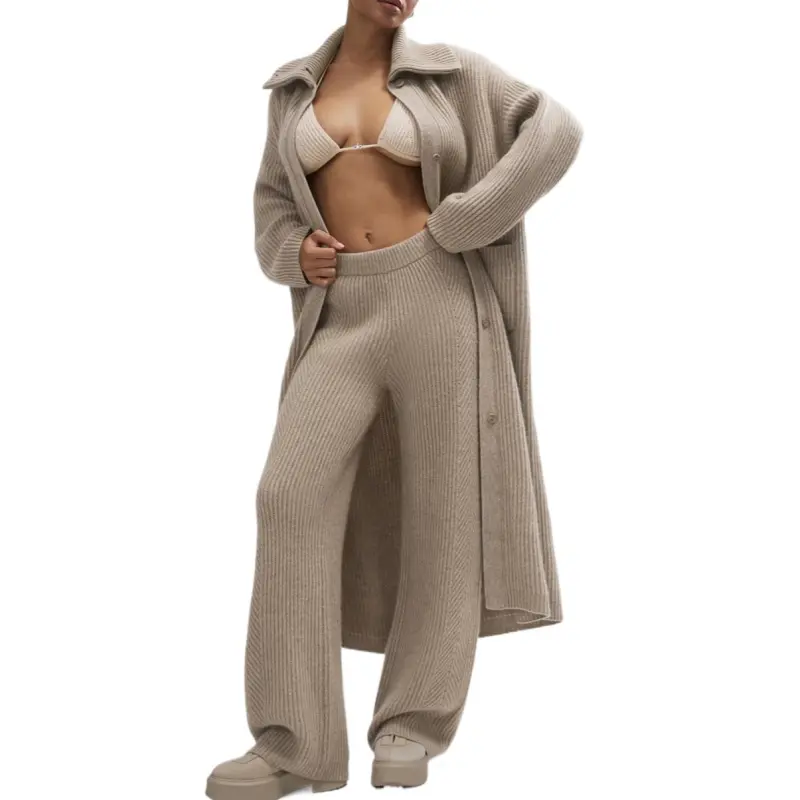 Alo Yoga Courchevel Cashmere Long Cardigan Cashmere Sweater Women's-1