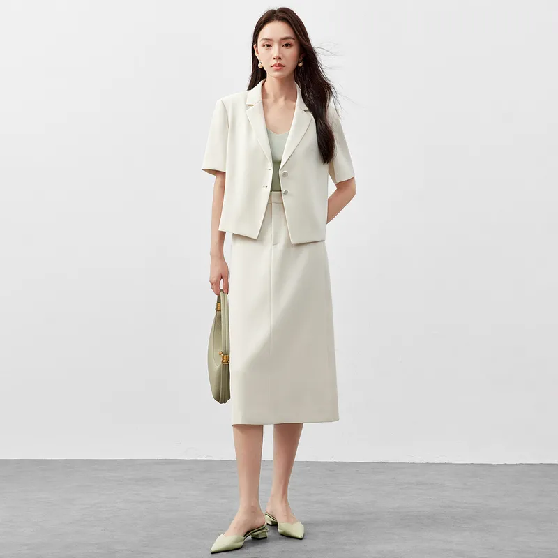 SENTUBILA Two Piece Skirt Sets Women's-5