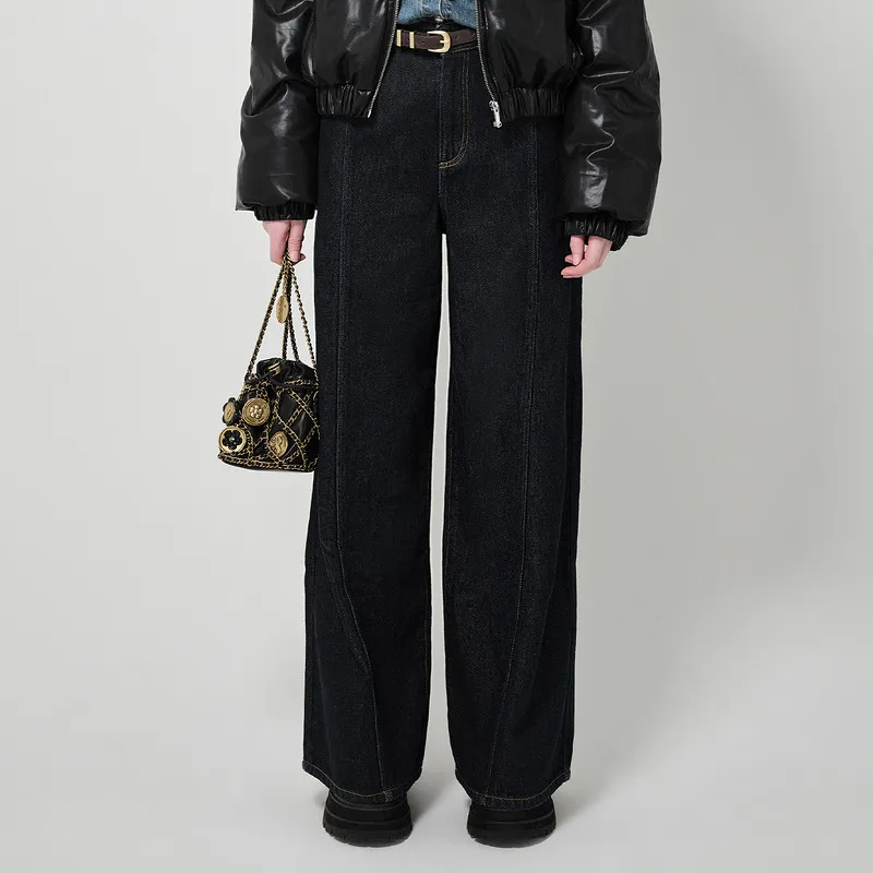 D'zzit Jeans Women's Dark Blue-5