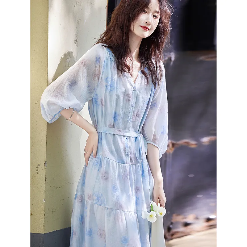 A Paradise For Awakening Short Sleeved Dress Women's-4