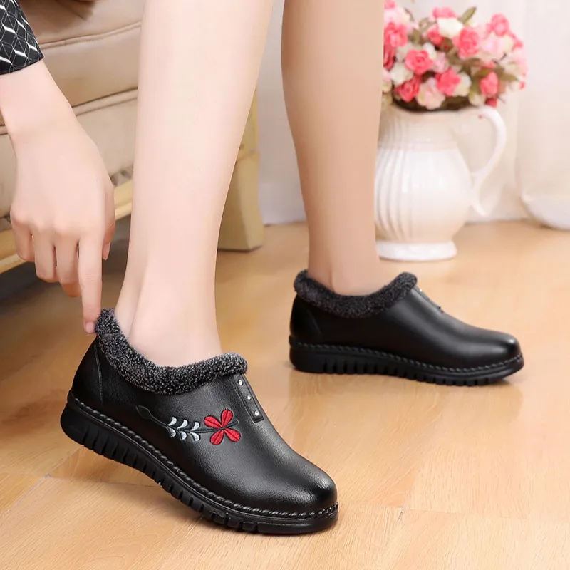 EGCHI Casual Single Shoes Women's Black-4