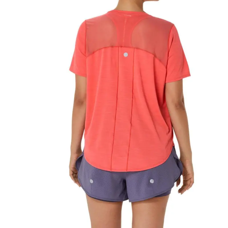 Asics ROAD SS Regular T Shirt Women's Coral Reef-1