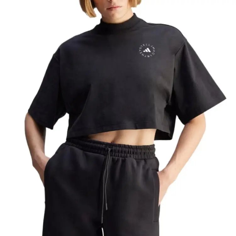 Adidas Free Shipping With AdiClub Adidas By Stella McCartney Crop Tee-1
