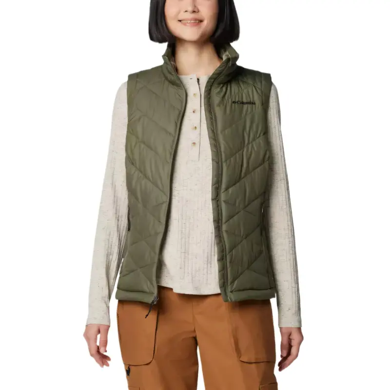 Columbia Heavenly Vest Women's Stone Green-3