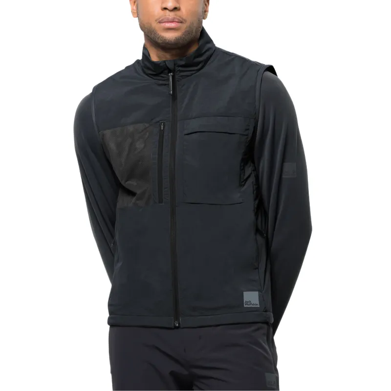 JACK WOLFSKIN Vests Men Black/005-1