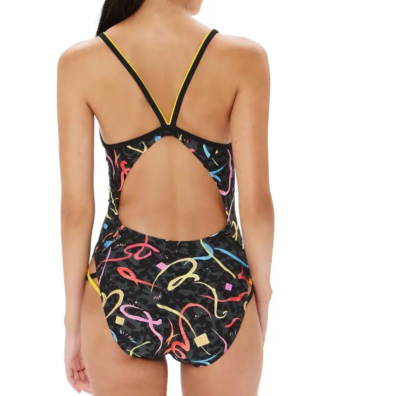 Speedo One piece Swimsuit Women's Multimodal Yellow-1