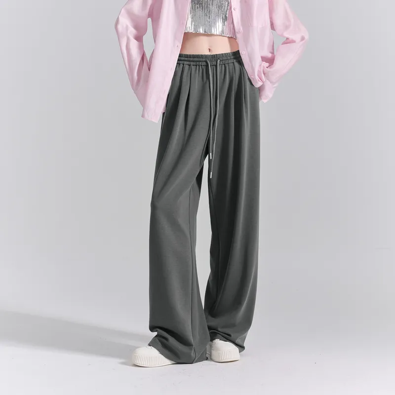 3COLOUR Casual Pants Women's Deep Gray-2