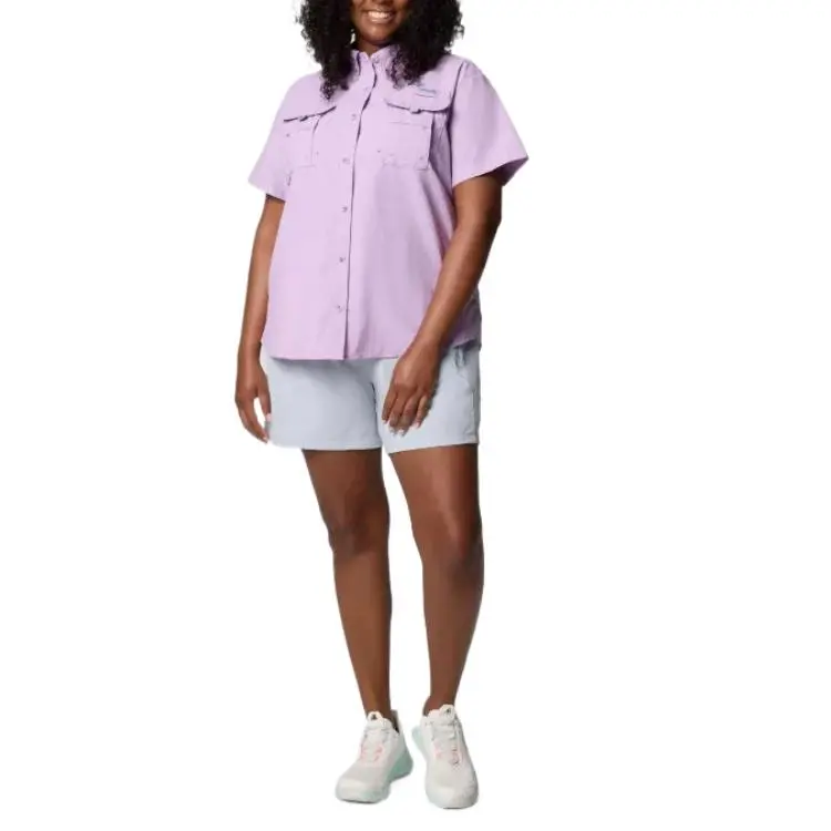Columbia PFG Bahama Shirt Women's Hydrangea-3