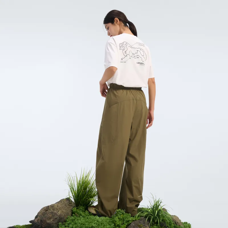 LONSDALE Outdoor Casual Pants Unisex Dark Khaki-4