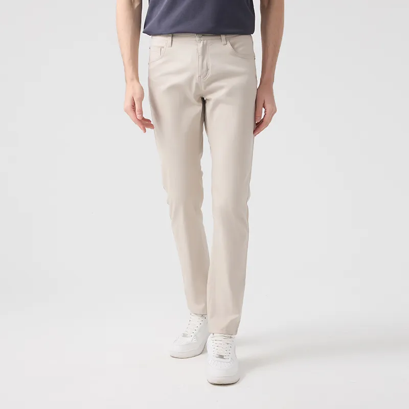 DIDIBOY Jeans Men Light Khaki-2