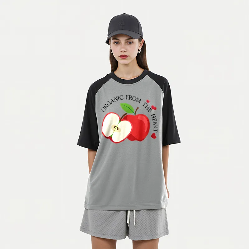 FAIRWHALE Drop Shoulder Sleeve T Shirt Women's-14