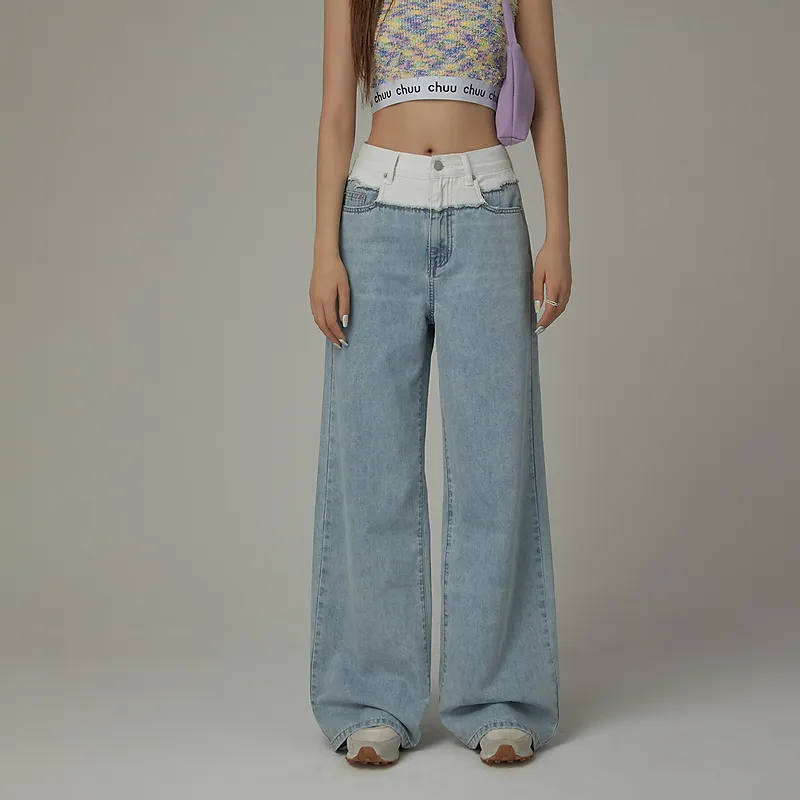CHUU Jeans Women's Light Denim Blue-2