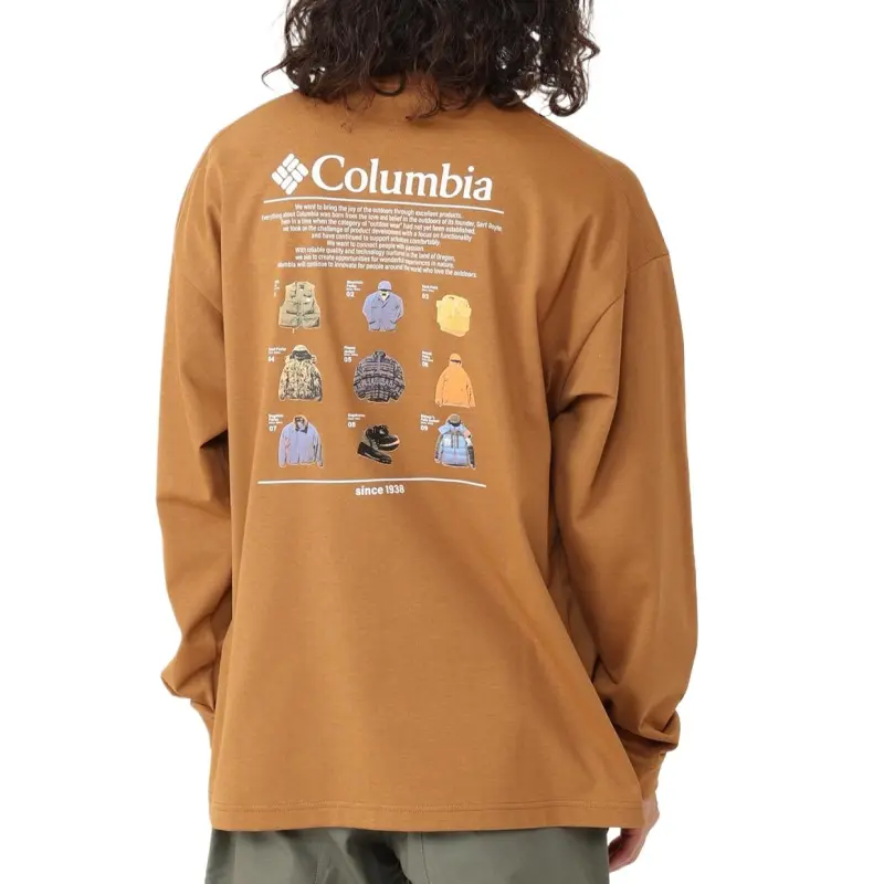 Columbia Lost Brook™ Omnishade Omniwick T Shirt Unisex Brown-3