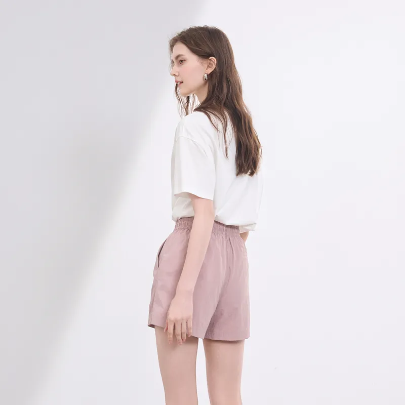 3COLOUR Casual Shorts Women's Cherry Blossom Pink-6