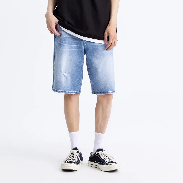 PEACEBIRD MEN Denim Shorts Men's-6