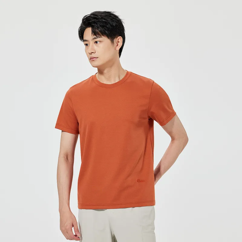 LESS IS MORE T Shirts Men Ginger Orange 25XTX3371Y-2