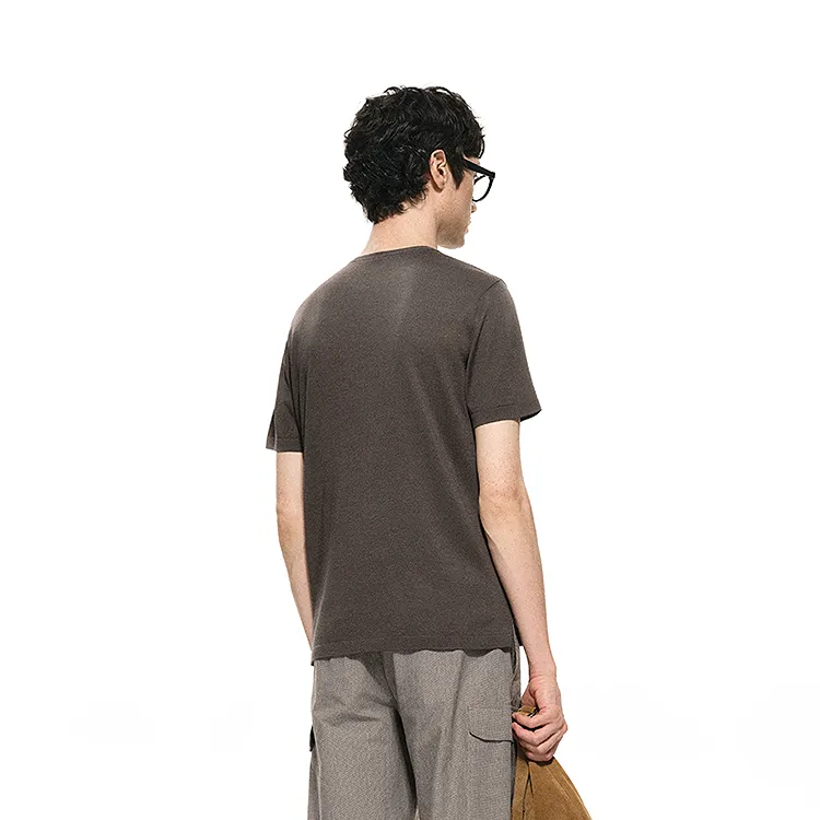CROQUIS Black Thread T Shirt Men's-8