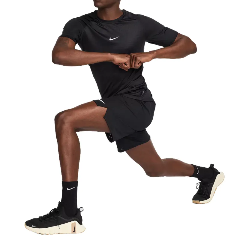 Nike Pro T Shirts Men Black-2