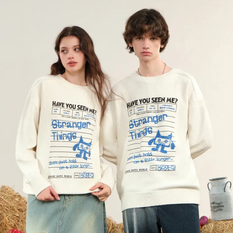 Bosieagender Sweater Unisex Ecru-4