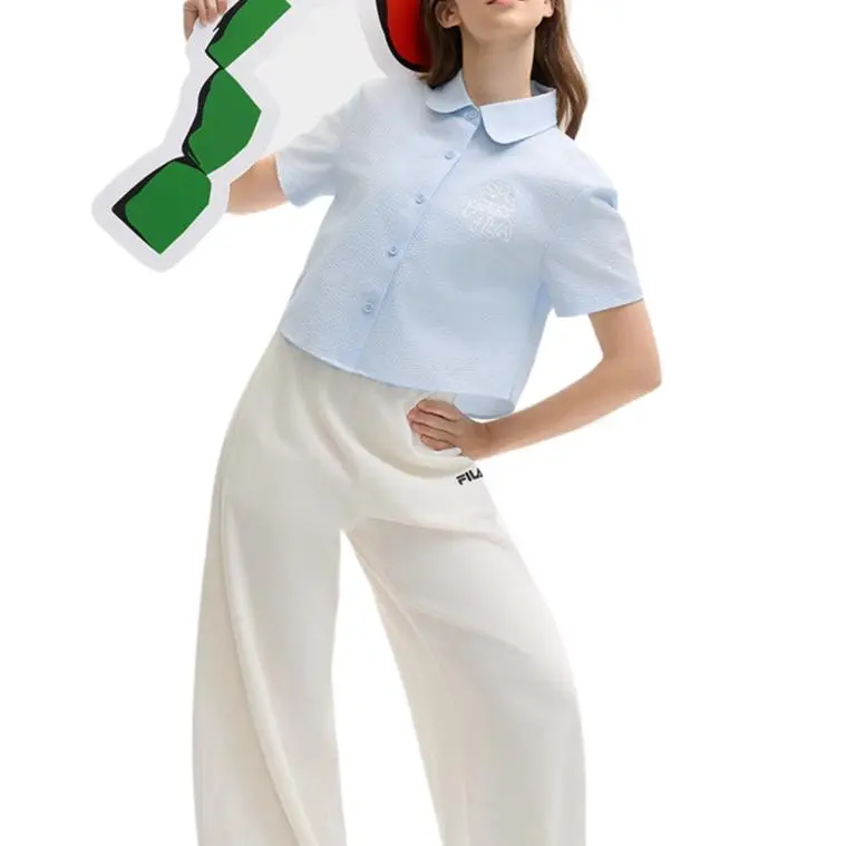 FILA x TIM LAHAN Shirt Women's Blue-4
