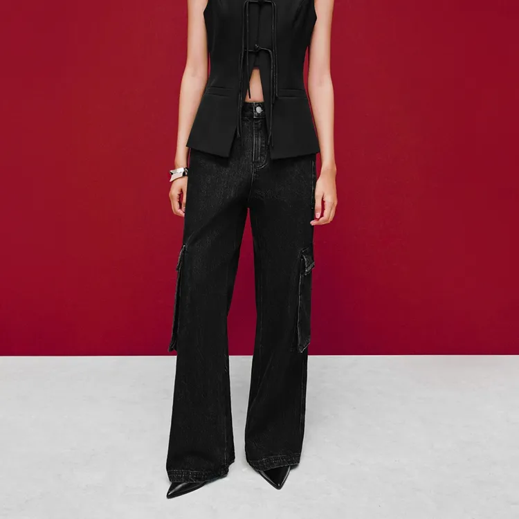 URBAN REVIVO Jeans Women's Black-2