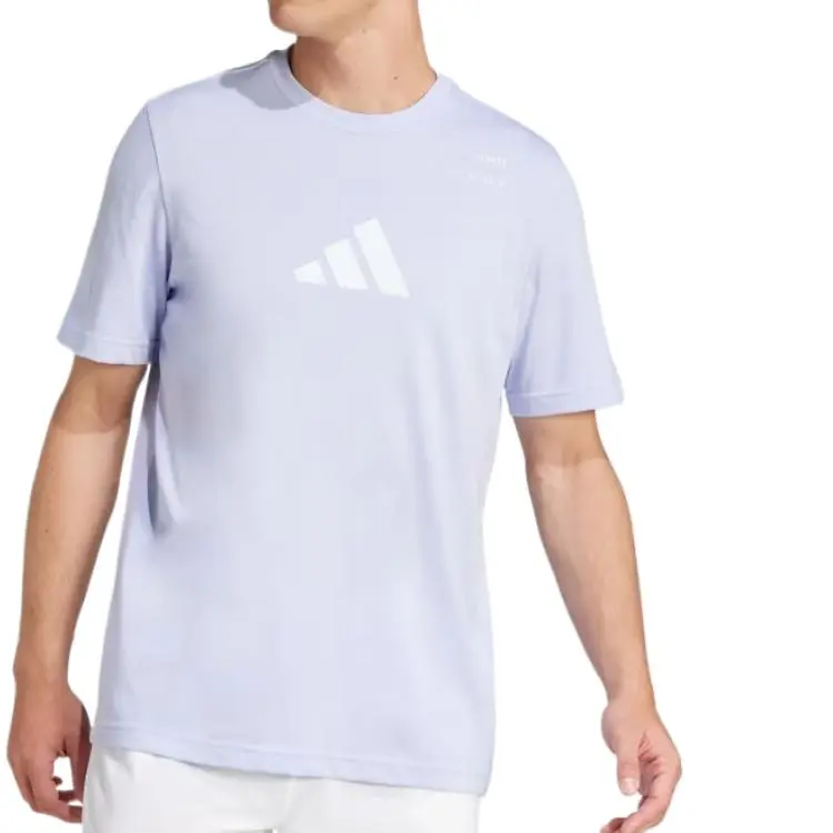Adidas Free Shipping With AdiClub Aeroready Tennis Category Graphic Tee-1
