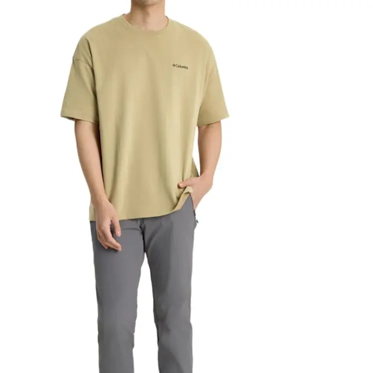 Columbia T Shirts Men Khaki-2
