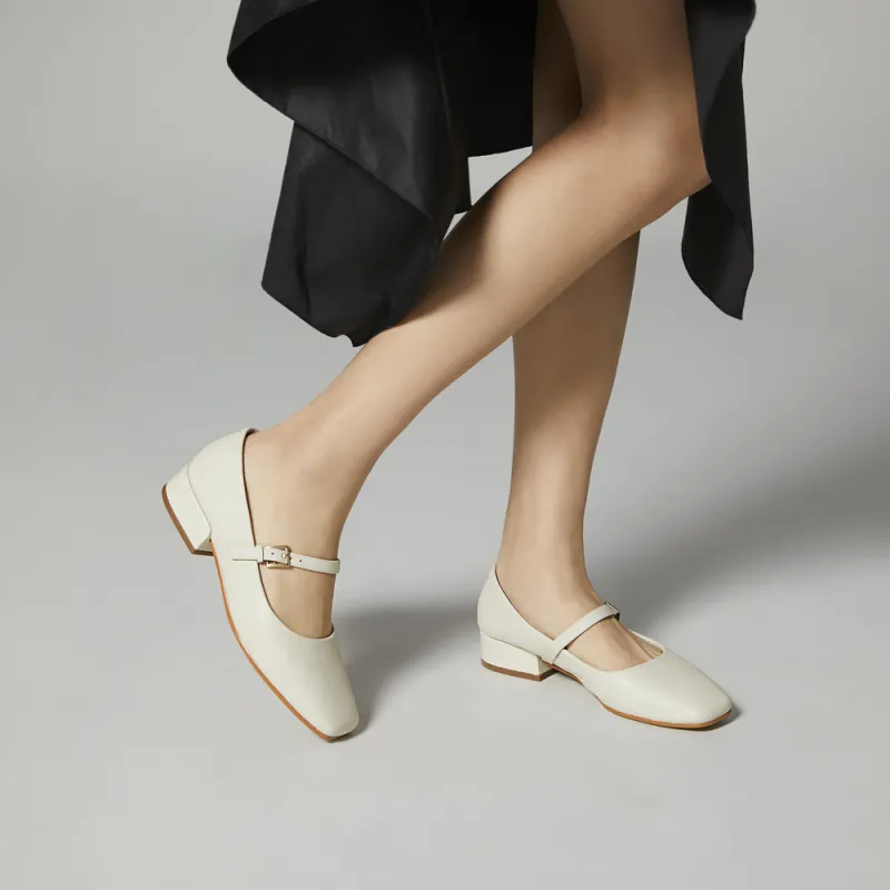 Clarks Mary Jane Shoes Women's White-5